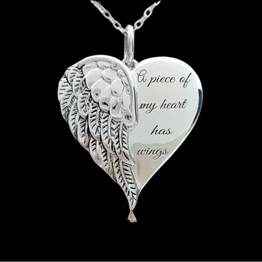 🆕 Silver Necklace - Remember - Picture 2 of 3